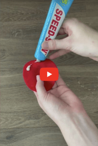 DIY Valentine's Day Felt Fortune Cookies
